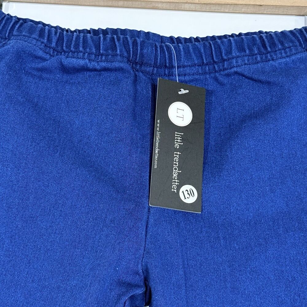 NWT Girls Pull On Denim Flare Blue Jeans Size 6 Years Boho Little Trendsetter - Picture 12 of 16